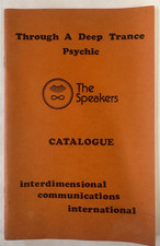 THE SPEAKERS CATALOGUE-Interdimensional Communications International-Vintage
