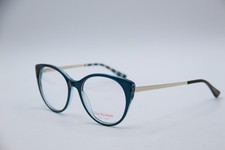 NEW ISAAC MIZRAHI IM30060 TL TEAL WHITE AUTHENTIC EYEGLASSES 52-17