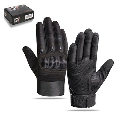 Motorradhandschuhe Sommer Belüftet Kohlefaser Knöchelschutz Touchscreen Funktion