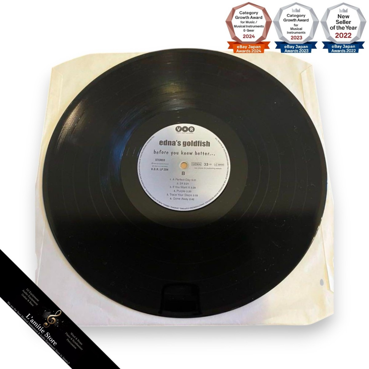 Edna S Goldfish Before You Knew Better Vinyl Record Ska Punk