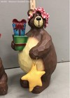 Costco 3 Piece Bear Family Christmas Decor Poppa Momma Baby Bear Carved Style — photo 4