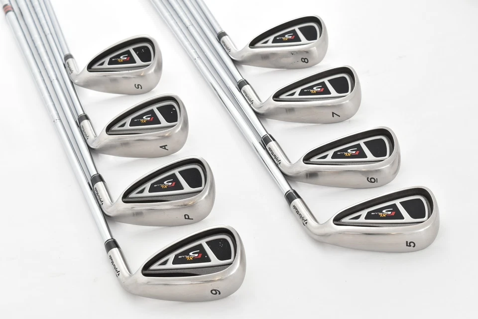 8 pezzi TaylorMade r5 XL Plus set di ferri 5-6-7-8-9-P-A-S PW AW SW R RH... - Immagine 3 di 4