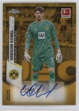 Gregor Kobel Chrome Bundesliga 2023 Gold Refractor /50 Auto