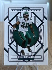 2020 Panini National Treasures NFL - #80 Brian Dawkins - Purple Parallel - #/50