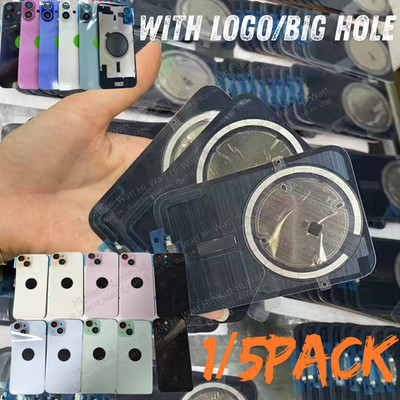 Big Hole Back Glass Replacement For iPhone8 XR 11 12 13 14 15 16 17 Pro Max LOT