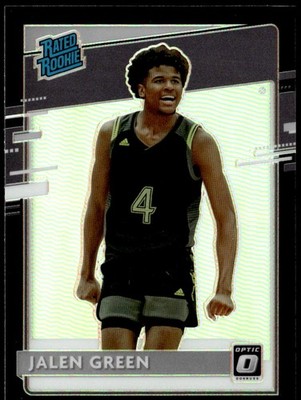 2021 Panini Chronicles Draft Picks #204 Jalen Green Black Rated Rookie E1