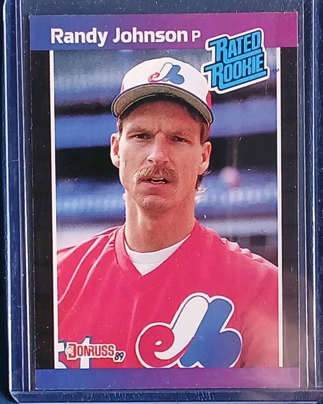 1989 Donruss Randy Johnson Rated Rookie Card #42