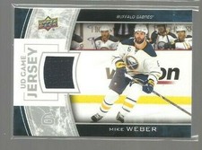 2013-14 Upper Deck Game Jerseys #GJMW Mike Weber (ref 106156)