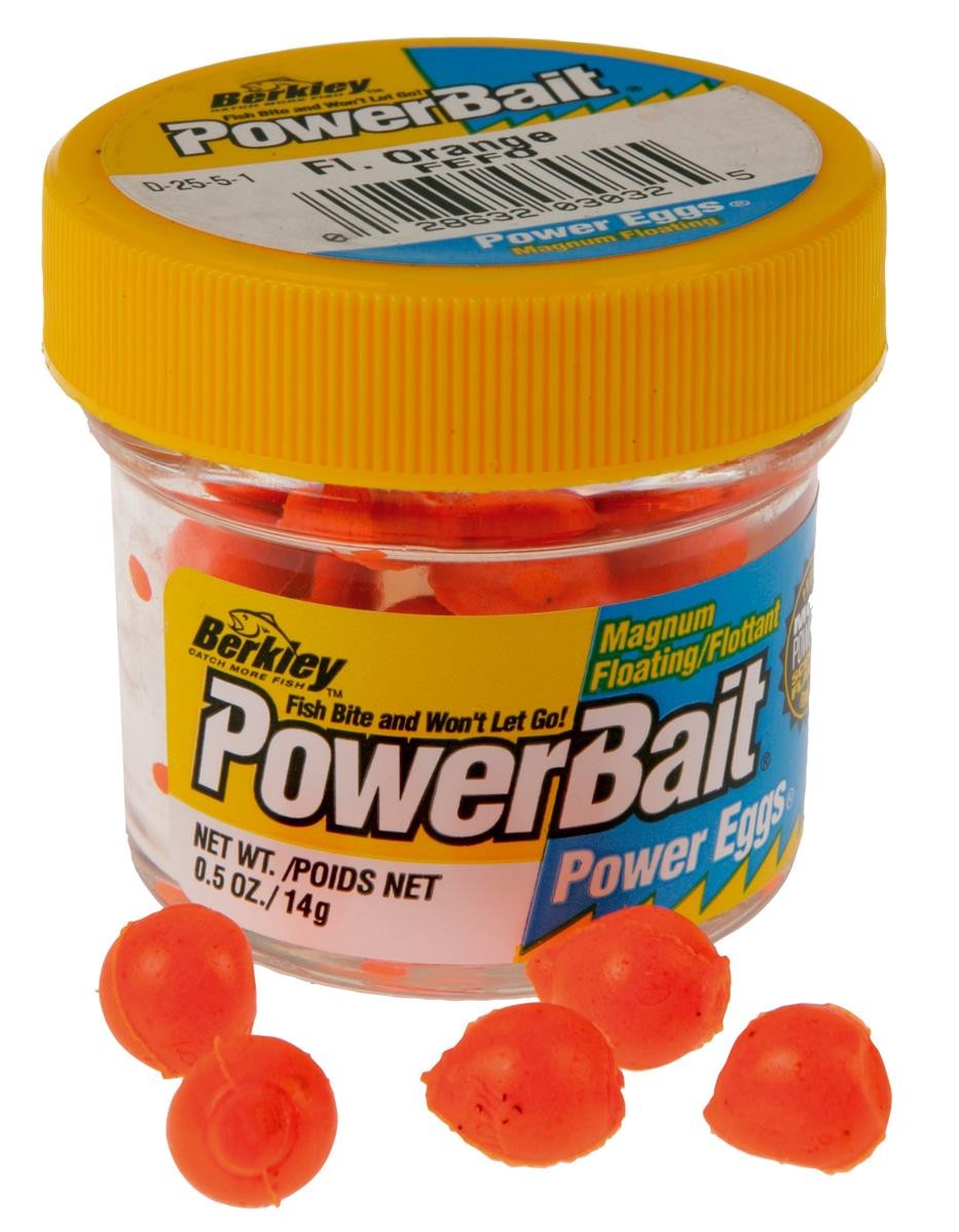 Воблер Berkley Powerbait Power Eggs, 14 г, жидкий. Оранжевый для Форелленкедера Magnum Floating