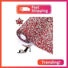 Locacrystal Bling Resin Rhinestone Sticker DIY Car Decoration Stickers Self-Adhe