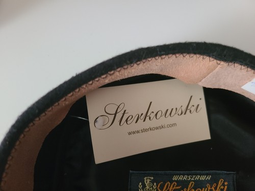 Gorra judía de lana Sterkowski MST-SKR-WOO Warszawa Polonia Bracca20 de colección nueva con etiquetas - Imagen 9 de 15