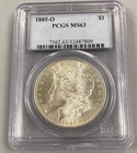 1885 O US Morgan Silver $1 PCGS MS63 L23847