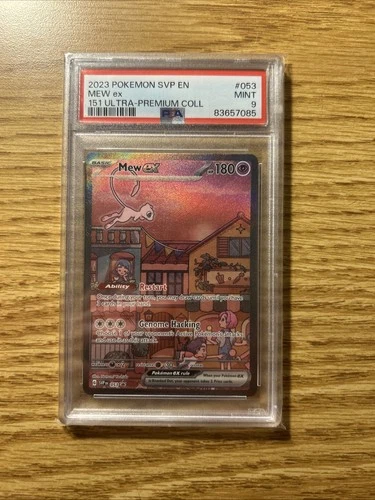 Pokémon TCG 2023 Ultra Premium Collection Mew EX Promo Card #53 PSA 9 Mint