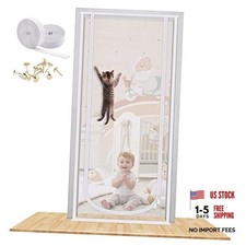 Reinforced Cat Screen Door, 35.5X82  Heavy Duty Pets Proof Screen 35.5" x 82"