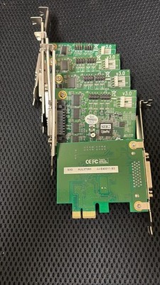Lot Of 5 SIIG JJ-E40011-S3 CyberPro  PCI Express x1 Serial Adapter Card