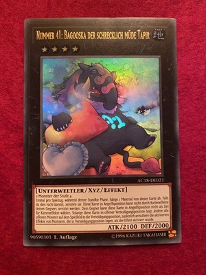 Yu-Gi-Oh! NUMMER 41: BAGOOSKA D. S. M. T., AC18-DE021, ULTRA RARE, Kombi-Versand