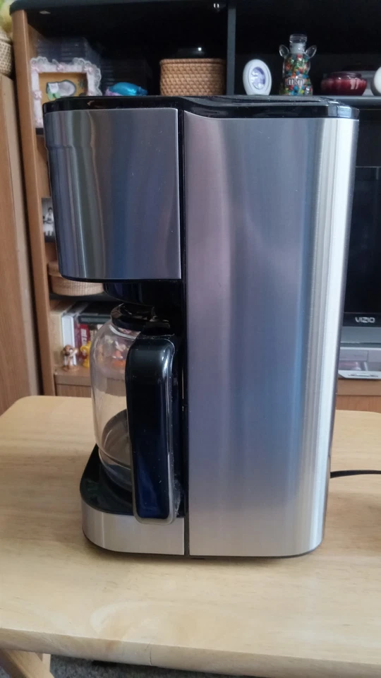 KRUPS 10 CUP SIMPLY BREW COFFEE MAKER HAS REUSABLE FILTER STAINLESS STEEL &... - Image 3 of 4