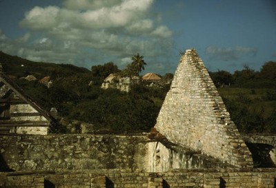 Ruins of an old sugar mill plantation house vicinity of Christians- Old Photo 2
