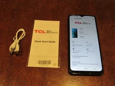 TCL 30 XE 5G 64GB T767W Black Unlocked Smartphone