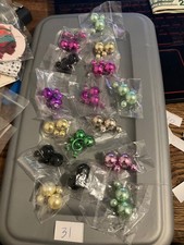 Wholesale Lot Earrings COLORFUL 16 PAIRS - EXACTLY WHATS SHOWN IS WHAT YOU GET