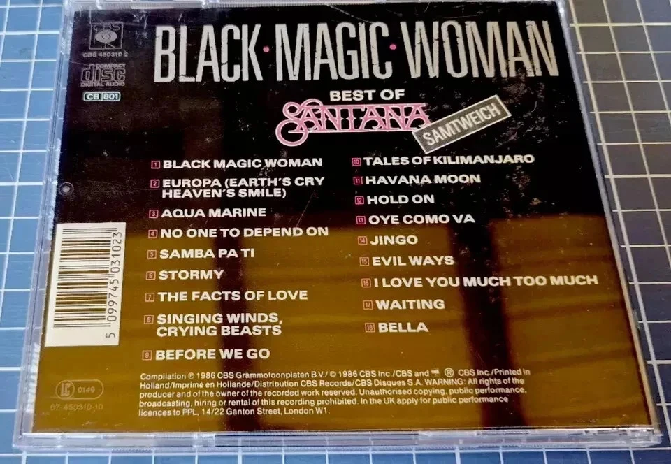 Santana  "Black magic woman" CD - Bild 2 von 3