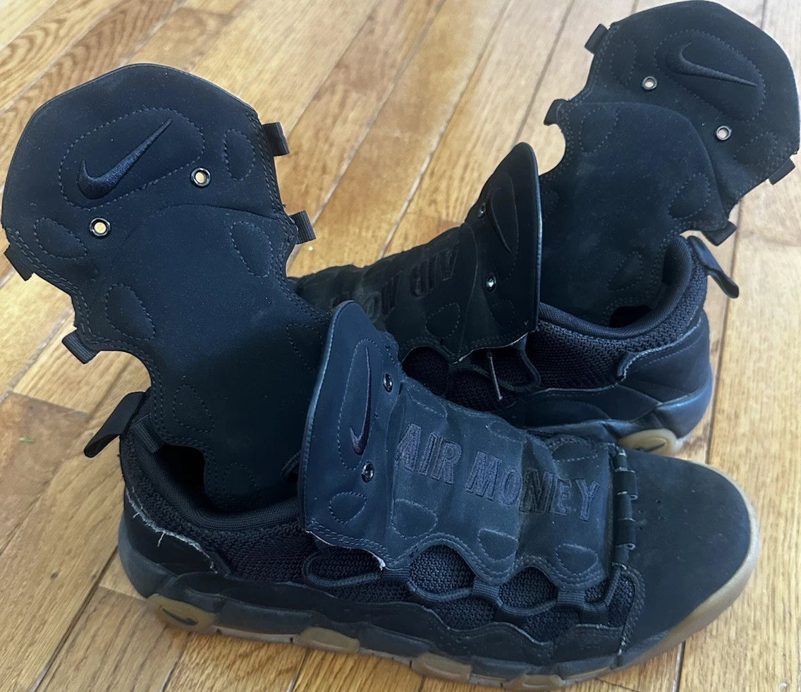 Nike Air More Money Black White for Sale | Authenticity Guaranteed