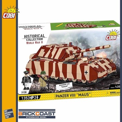 COBI 3138 Panzer VIII Maus Historical Collection WW2 German Tank NEU OVP