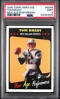 2005 TOPPS HERITAGE NEW AGE PERFORMERS #NAP9 TOM BRADY PSA 9