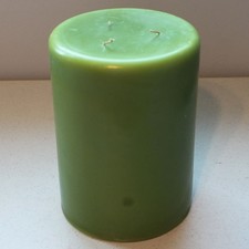 Rare VHTF Retired PartyLite GREEN APPLE 6" x 8" 3-Wick Pillar Candle