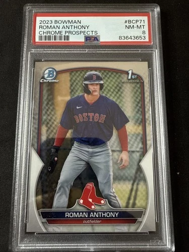 2023 Bowman - Chrome Prospects Roman Anthony #BCP-71 PSA 8