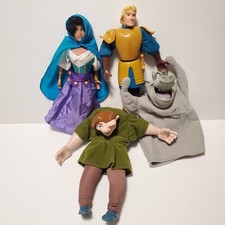 Burger King Disney Hunchback of Notre Dame Puppets Plush Set of 4 Quasimodo Esme