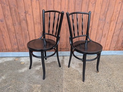 Vintage Armchair Chair Viennese Coffee House Chair Pub Chair Bent Wood 1/2