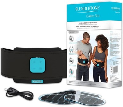 Slendertone Evolve EMS Abdominal Muscle Trainer 12 Programs 100 Levels Belt