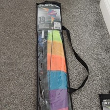 B&M Pro Stunt Kite 120cm Wingspan Nylon Fibreglass Frame with Carry Bag