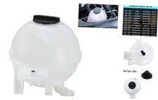 9065010503 Engine Coolant Reservoir Tank with Sensor & Cap Compatible with 
