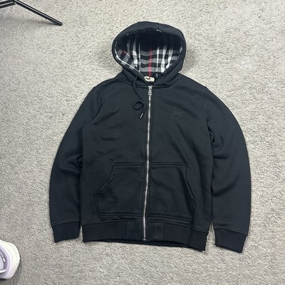 Burberry Hoodie London England Black Men s Size M (s) Made In Italy 