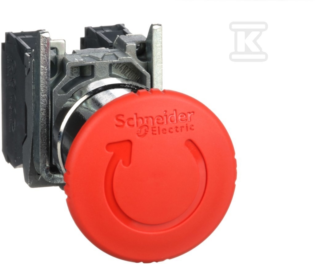 Bouton de sécurité 22 mm 1Z 1R IP66 Harmony XB4 XB4BS8445 - Image 3