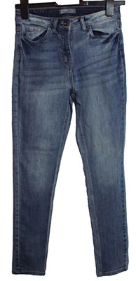 NEU MUSKATNUSS BLAUE STRETCH SKINNY DENIM JEANS   GRÖSSE 8 # T347