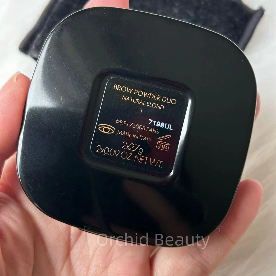 New Dolce & Gabbana Emotion Eyes Brow Powder Duo~NATURAL BLOND 1~2x 2.7 g~Rare - Image 4 of 4