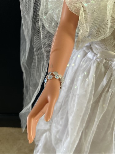 Vintage 1994 My Size Barbie Bride 3 ft Tall Blonde No Box No Slippers - Picture 10 of 24