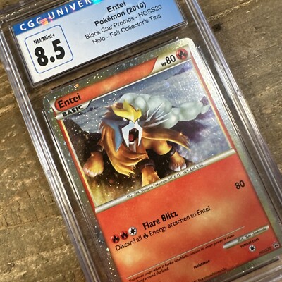 Pokemon Entei Black Star Promo HGSS20 Holo Rare 2010 - CGC
