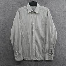 Gap Mens Shirt Size Large Button Down Fitted Long Sleeve Multicolor 16-16.5