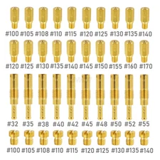 Carburetor 30Pc Main Jets+ 10Pc Slow/Pilot Jet Set #135 #140 #145 #150 #155 #160