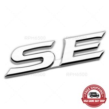 Toyota Sienna Camry Rear Se Letter Trunk Liftgate Tailgate Emblem Badge Chrome