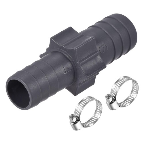 1set Barb Hose Fitting 20mm to 17mm Straight Coupler Adapter with 16-25mm Clamp