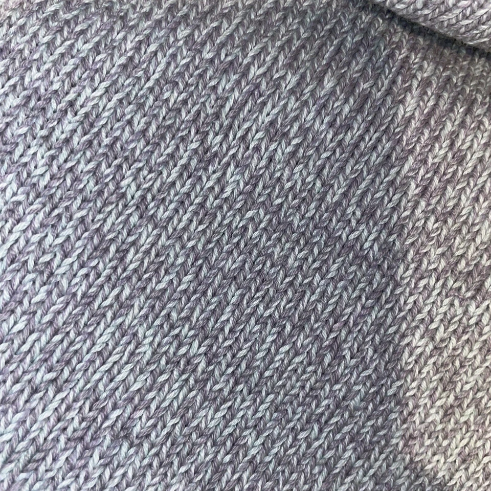 Suéter de lino con cuello falso para mujer talla pequeña mediana algodón nailon bolsillo gris verde Foto 4 de 4