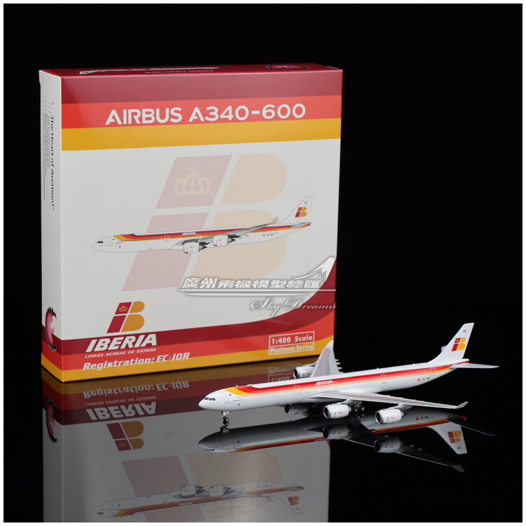 イベリア航空　A340-600 1/400 1:400 Phoenix IBERIA AIRBUS A340-600 Passenger Airplane Diecast
