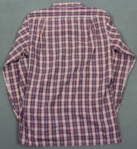 John Henry Vintage Plaid Long Sleeve Button Fitted Shirt Mens Medium - Picture 3 of 3