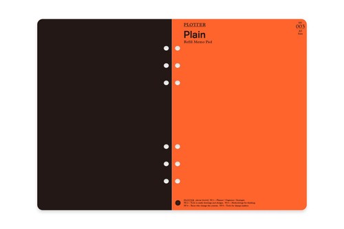 PLOTTER 003 Refill Memo Pad Plain 80 Sheets A5 Size - Picture 8 of 8