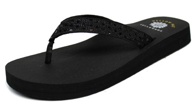 yellow box elephant flip flops